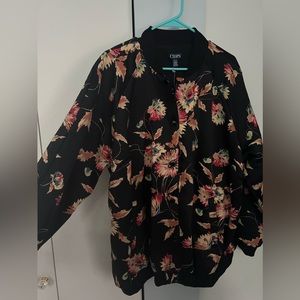 Chaps floral bomber